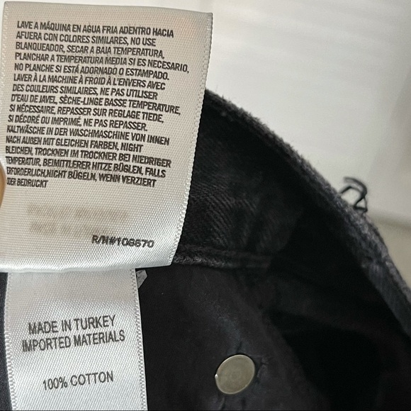 Agolde Quinn Revolve High Rise Button Fly Denim Mini Skirt - Picture 14 of 16